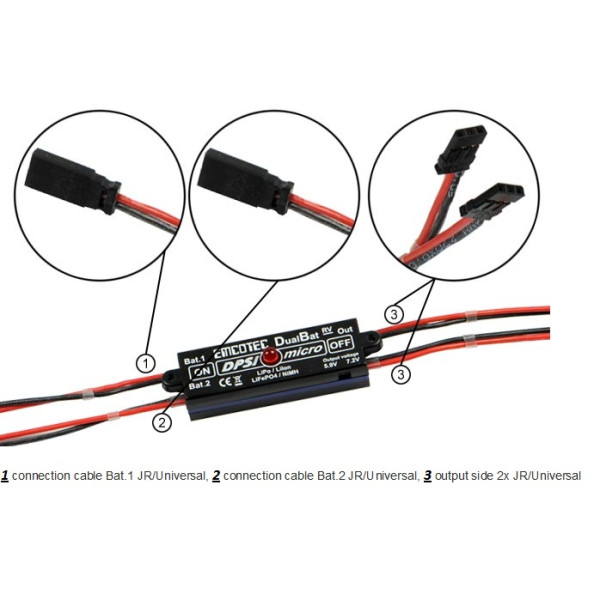 Emcotec DPSI Micro Dual Battery switch